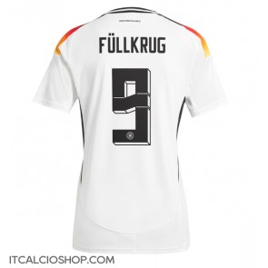 Germania Niclas Fullkrug #9 Prima Maglia Femmina Europei 2024 Manica Corta